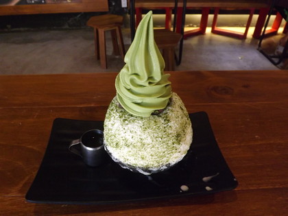抹茶かき氷